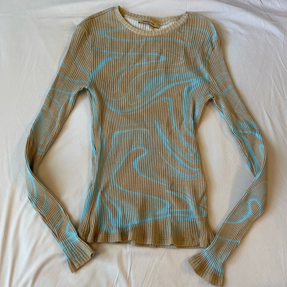 Paloma Wool | Tan Swirl top